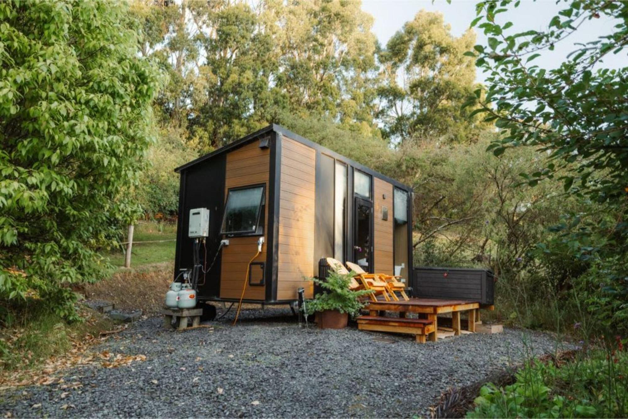 Tranquility Tiny House By Tiny Away Villa Owaka Exterior foto