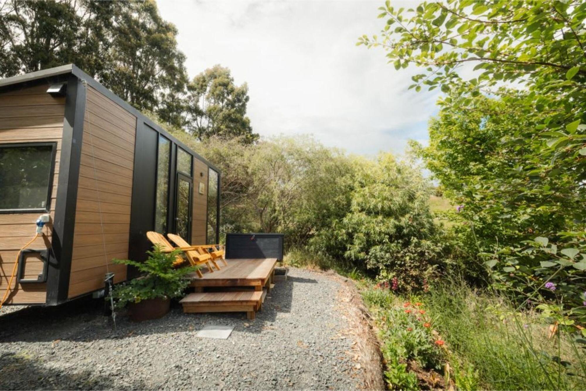 Tranquility Tiny House By Tiny Away Villa Owaka Exterior foto